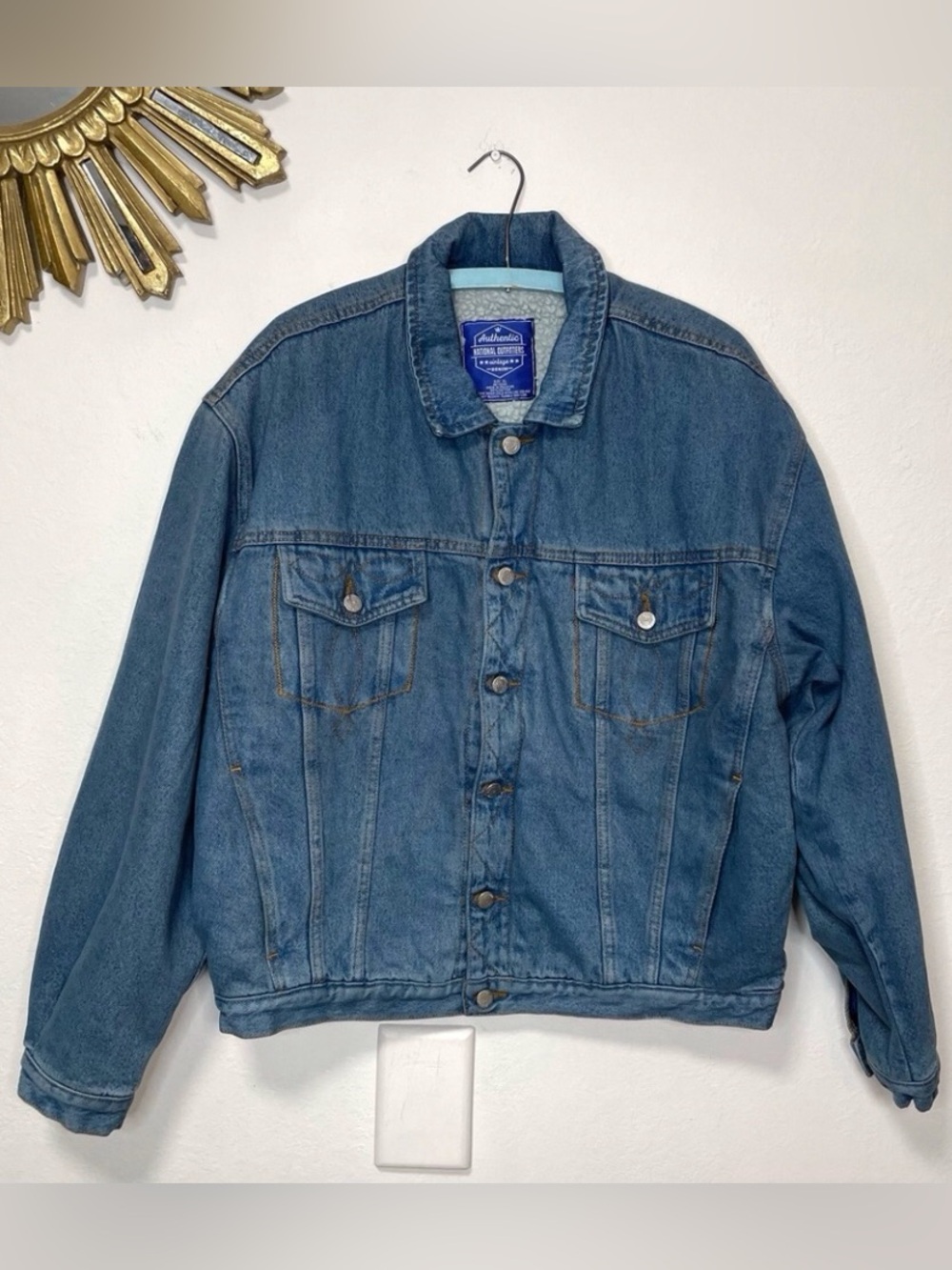 Vintage Sherpa Denim Jacket
Authentic National Outfitters